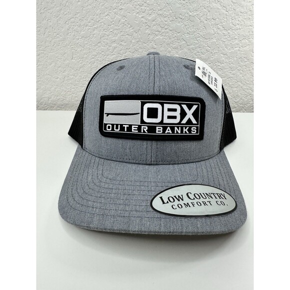 OBX Outer Banks Trucker Hat Adjustable Baseball Snapback Hat Surfboard NEW - Picture 1 of 7